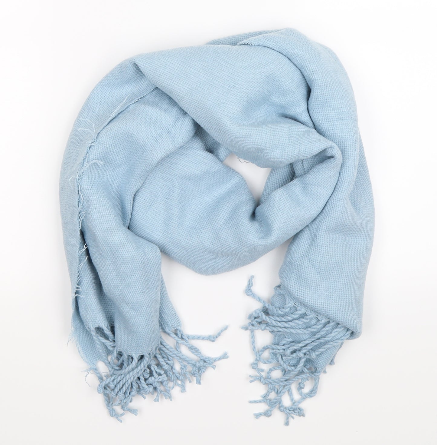 Kirktown House Womens Blue Knit Scarf