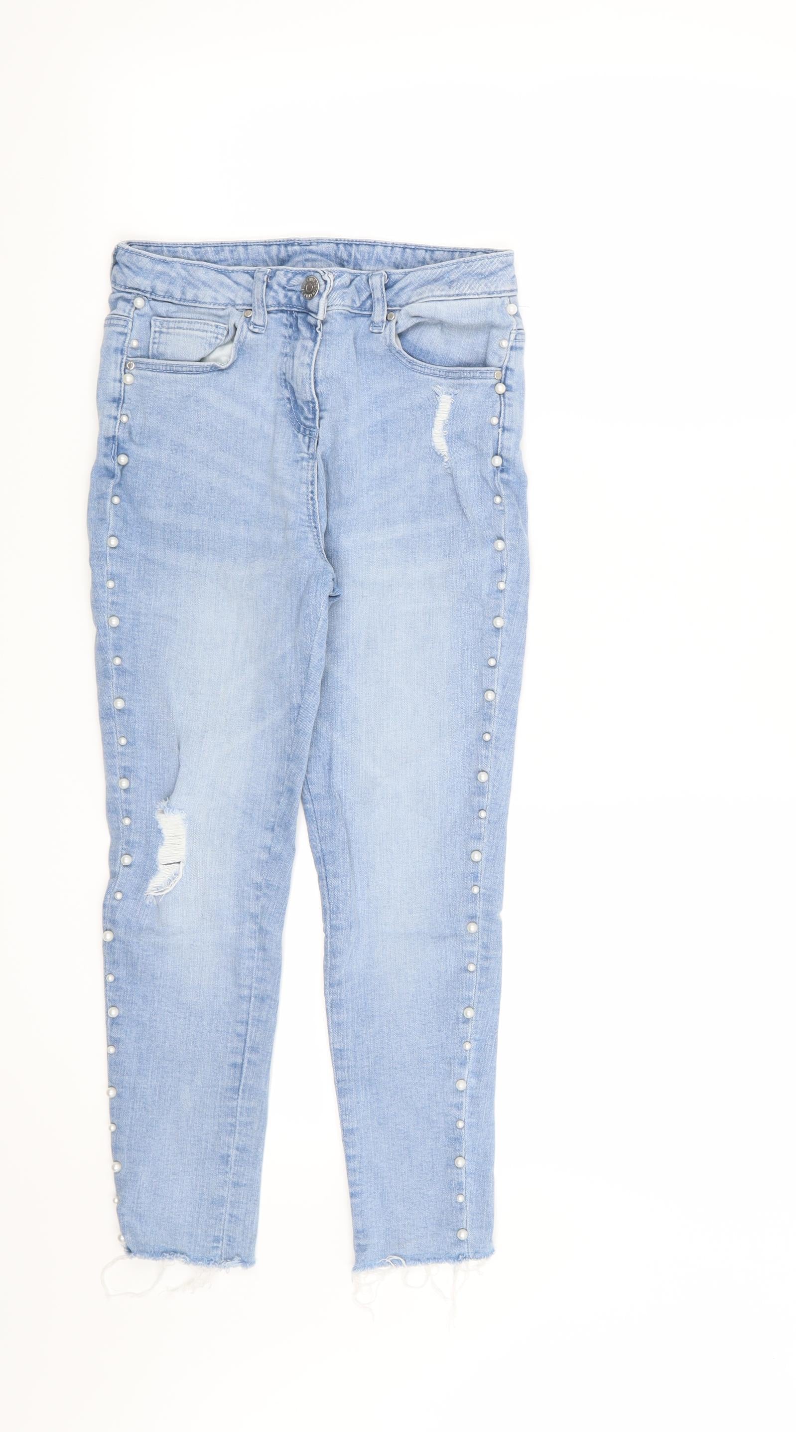 Matalan Girls Blue Skinny Jeans Size 10 Years – Preworn