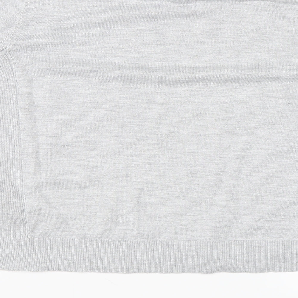 Topshop Womens Grey Pullover Jumper Size 8