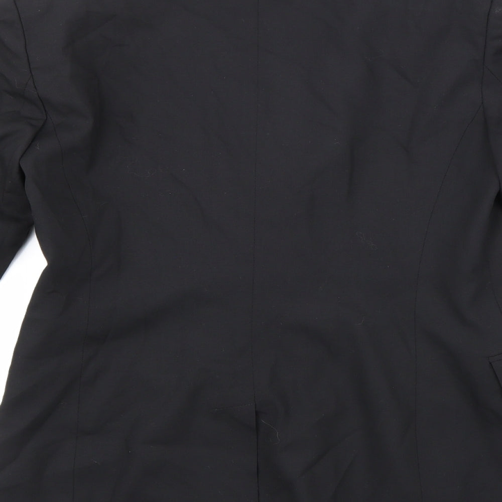 Club Monaco Womens Black Jacket Suit Jacket Size 8