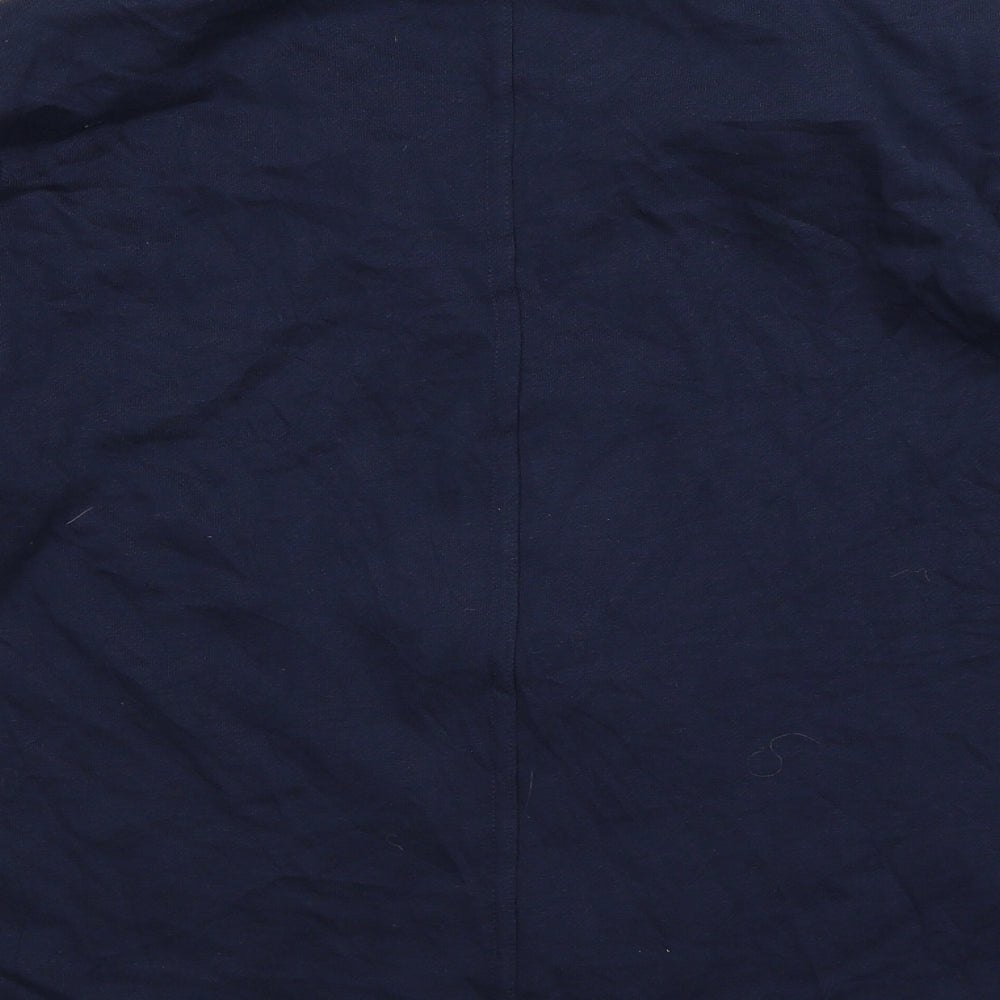 Alfred Dunner Womens Blue Jersey Jacket Size 12