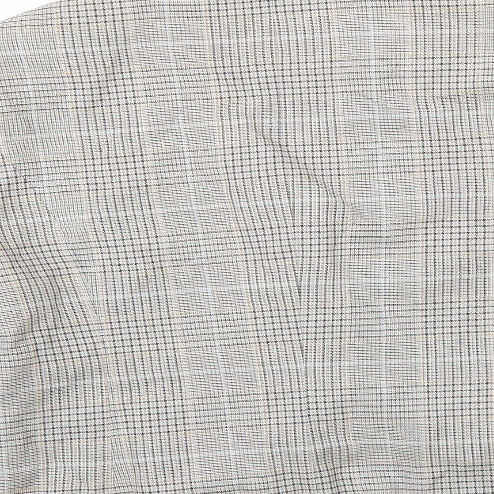 Alibi Womens Brown Check Jacket Blazer Size 16