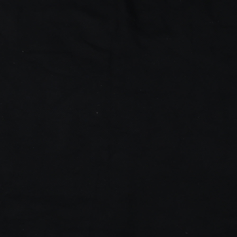 Preworn Womens Black Overcoat Cape One Size