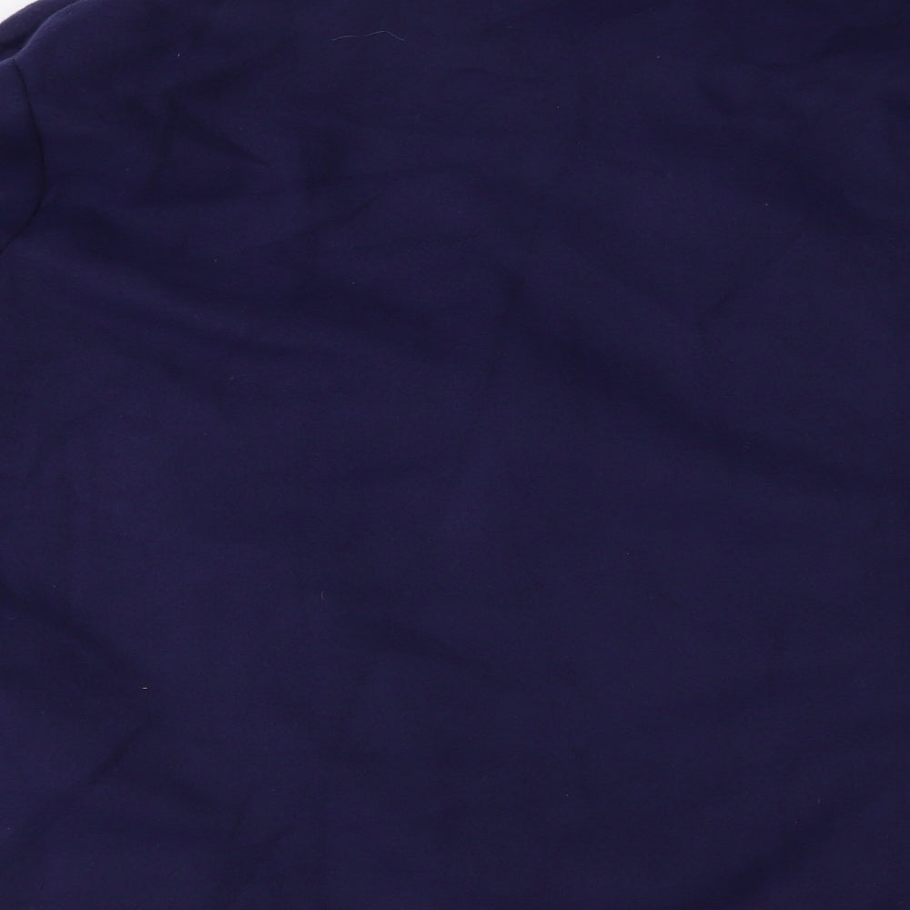 Anne De Lancay Womens Purple Fleece Jacket Size M