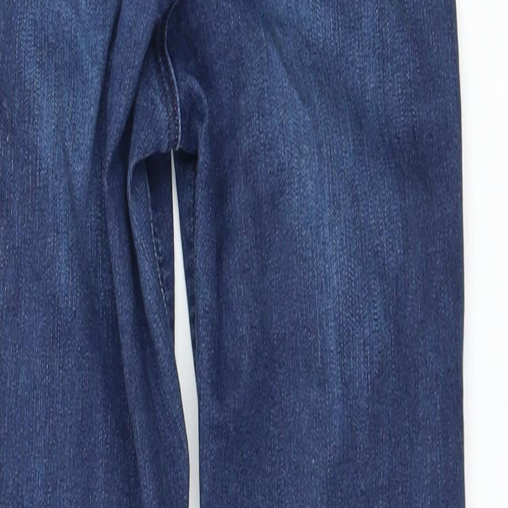 Topshop Womens Blue Denim Skinny Jeans Size 26 in L32 in