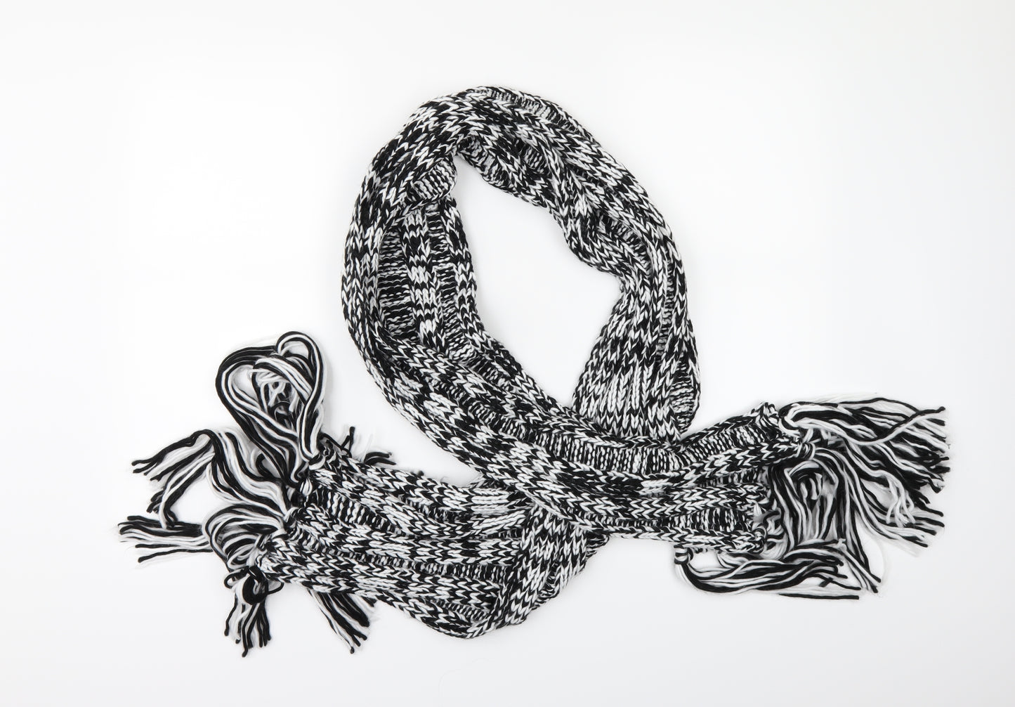 ASOS Unisex Black Batik Scarf