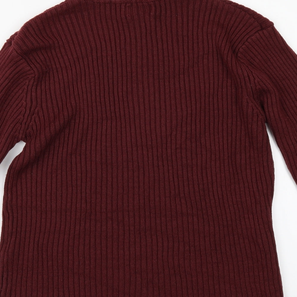 Bonmarchéa Womens Red Pullover Jumper Size L