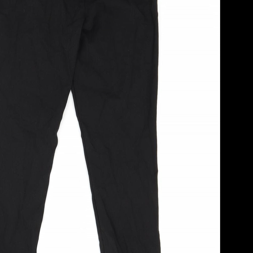 H&M Womens Black Trousers Size 10 L28 in