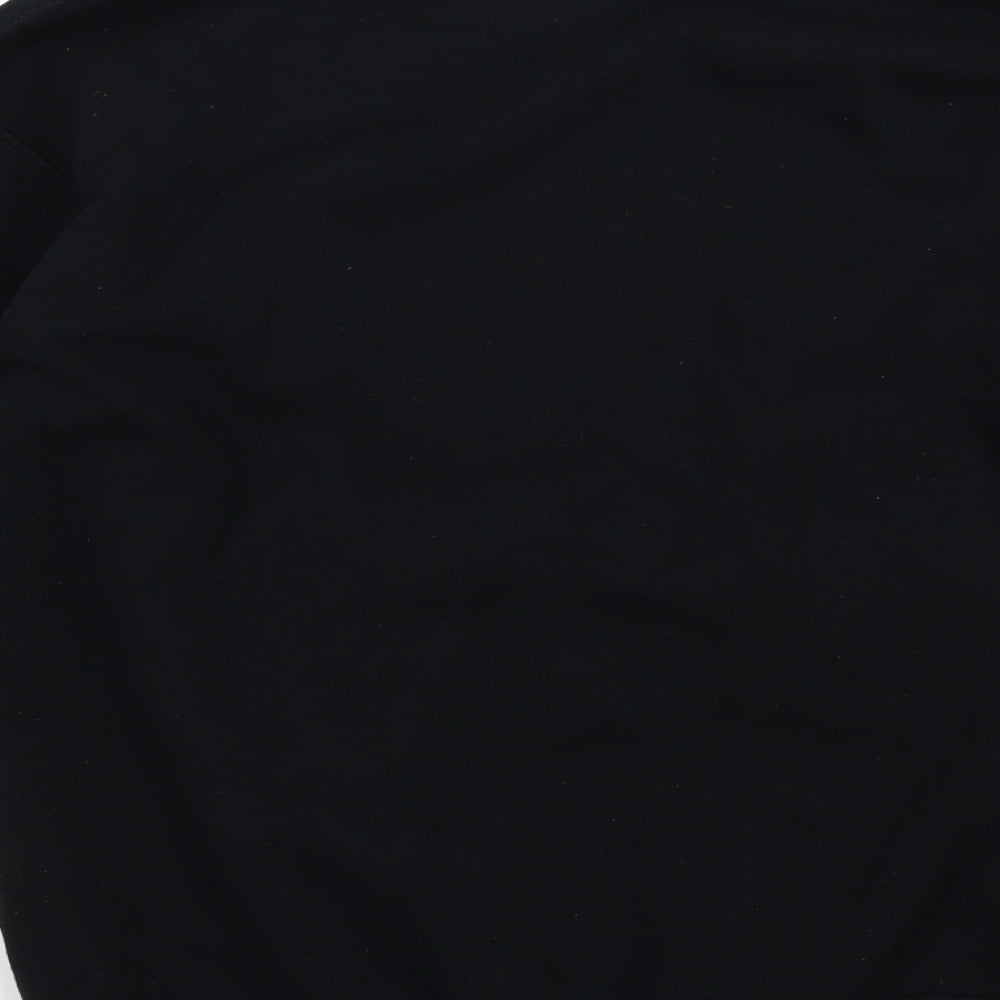 Gildan Womens Black Jersey Pullover Sweatshirt Size S