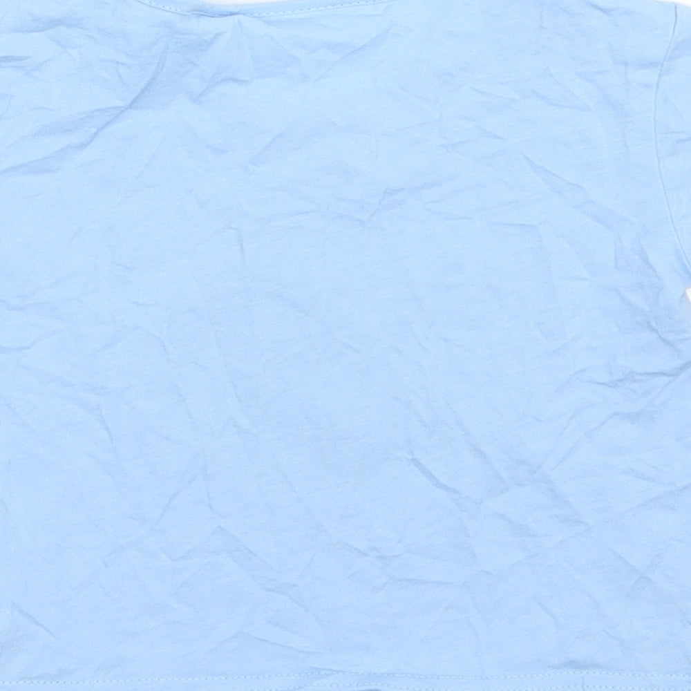 Monkey music Baby Blue Jersey Basic T-Shirt Size 12 Months - Little monkey