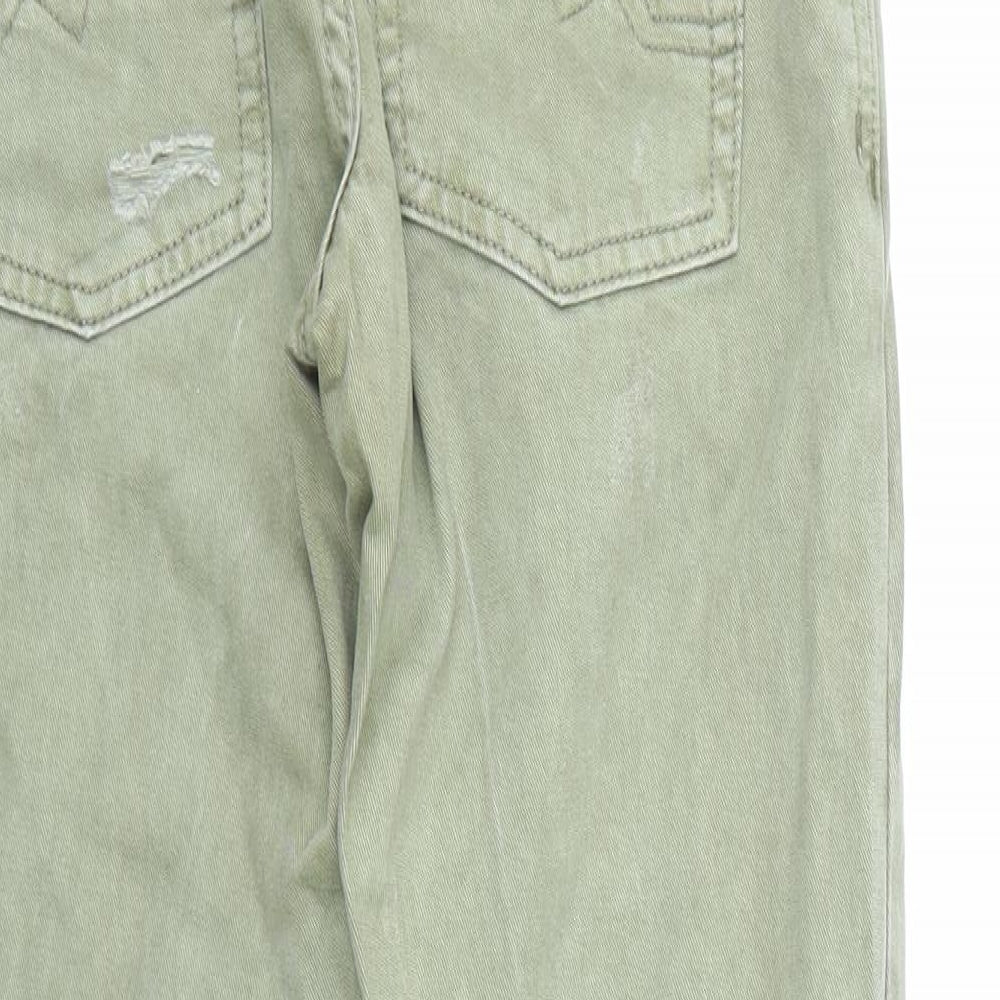 NEXT Boys Green Denim Straight Jeans Size 12 Years