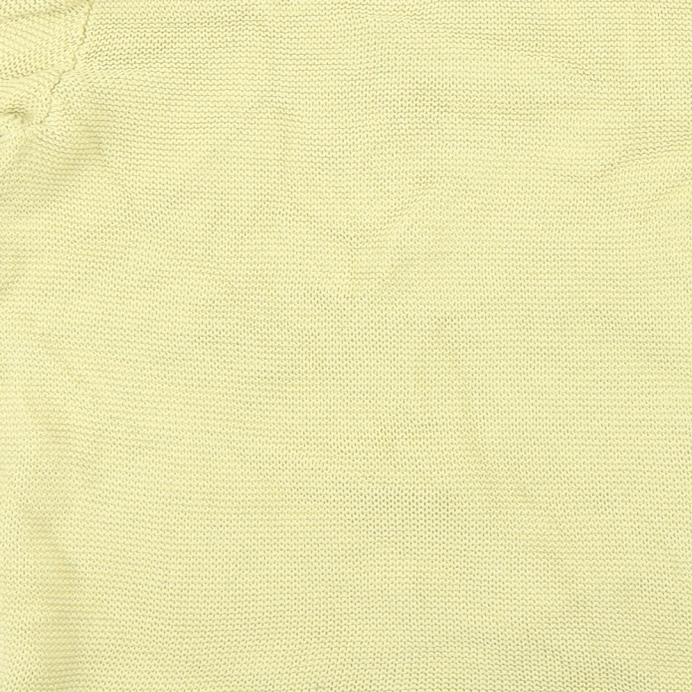 Preworn Womens Yellow Knit Pullover Jumper Size 8