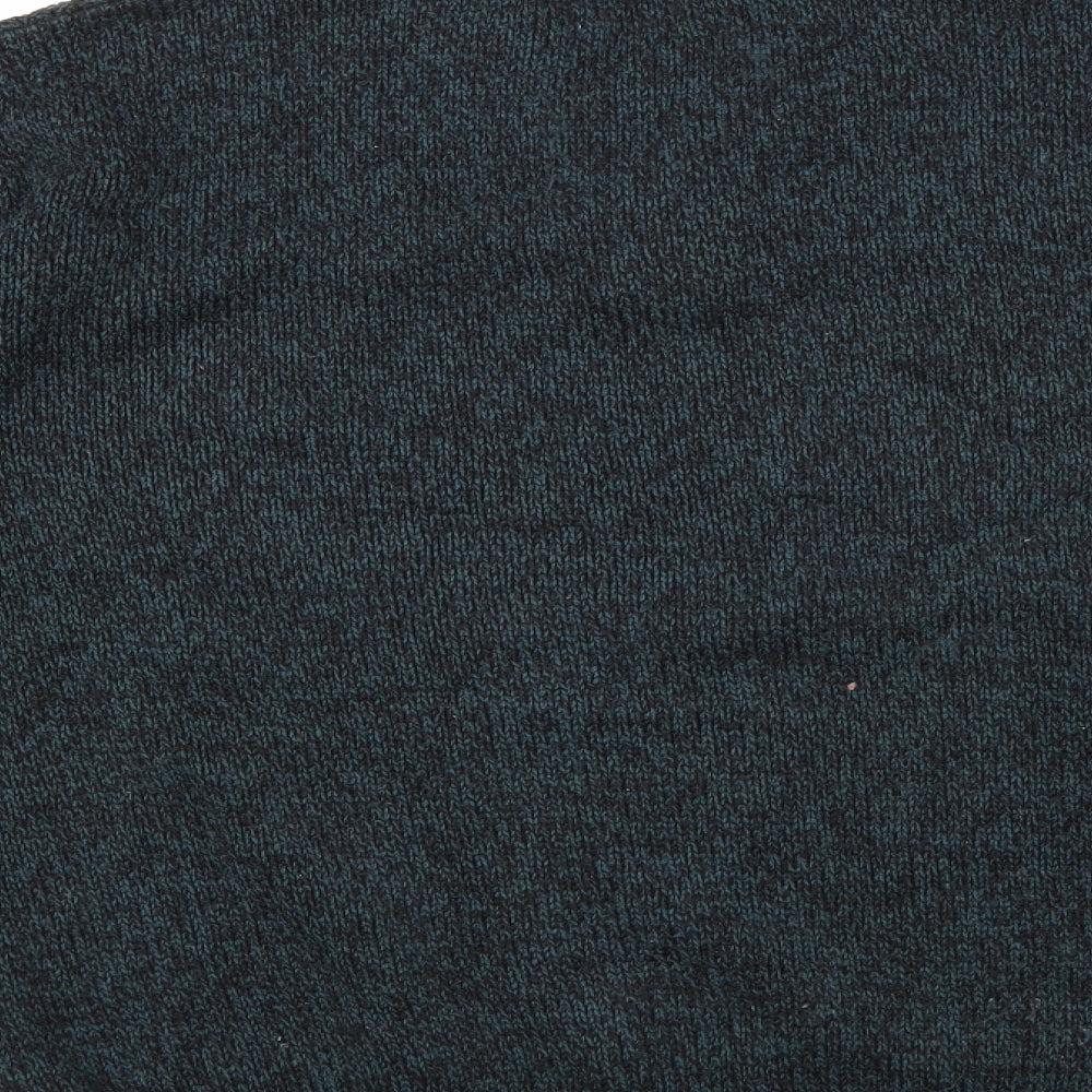 ACW85 Mens Blue Knit Pullover Jumper Size M