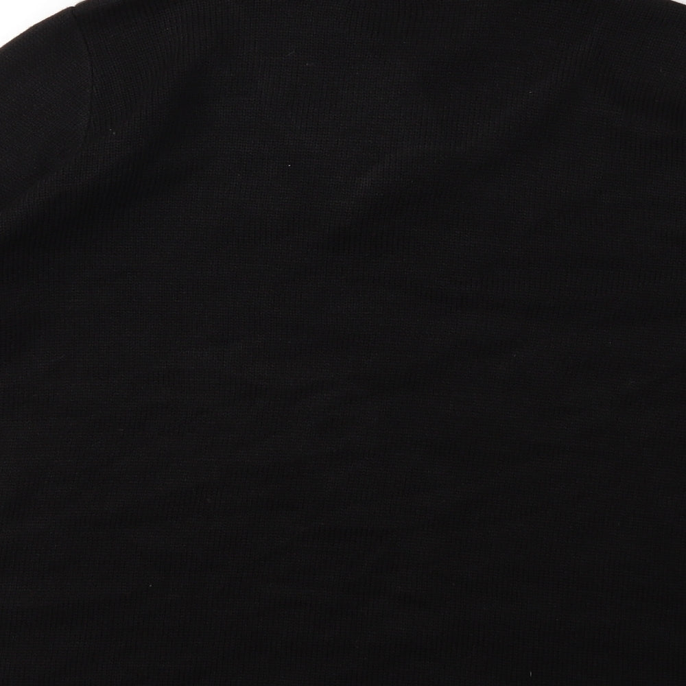 victoria - eve Womens Black Knit Pullover Jumper Size M