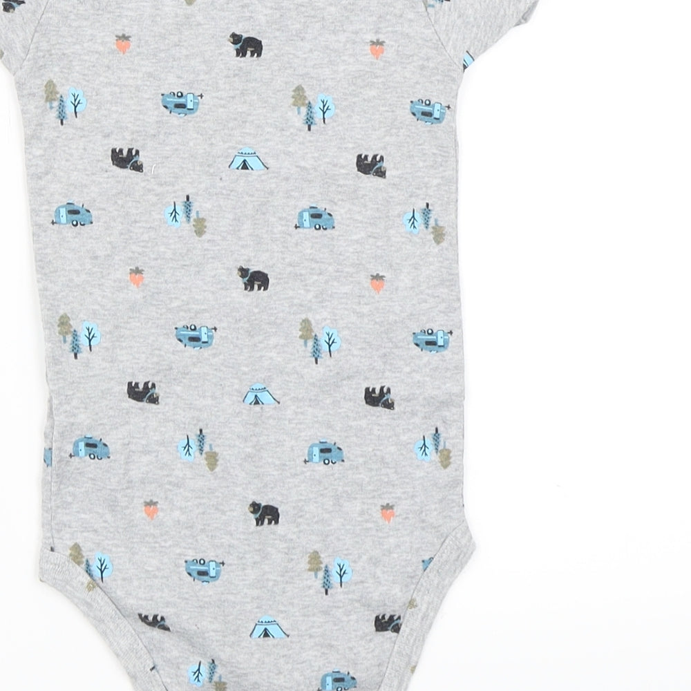 Carter's Boys Grey Babygrow One-Piece Size 18 Months