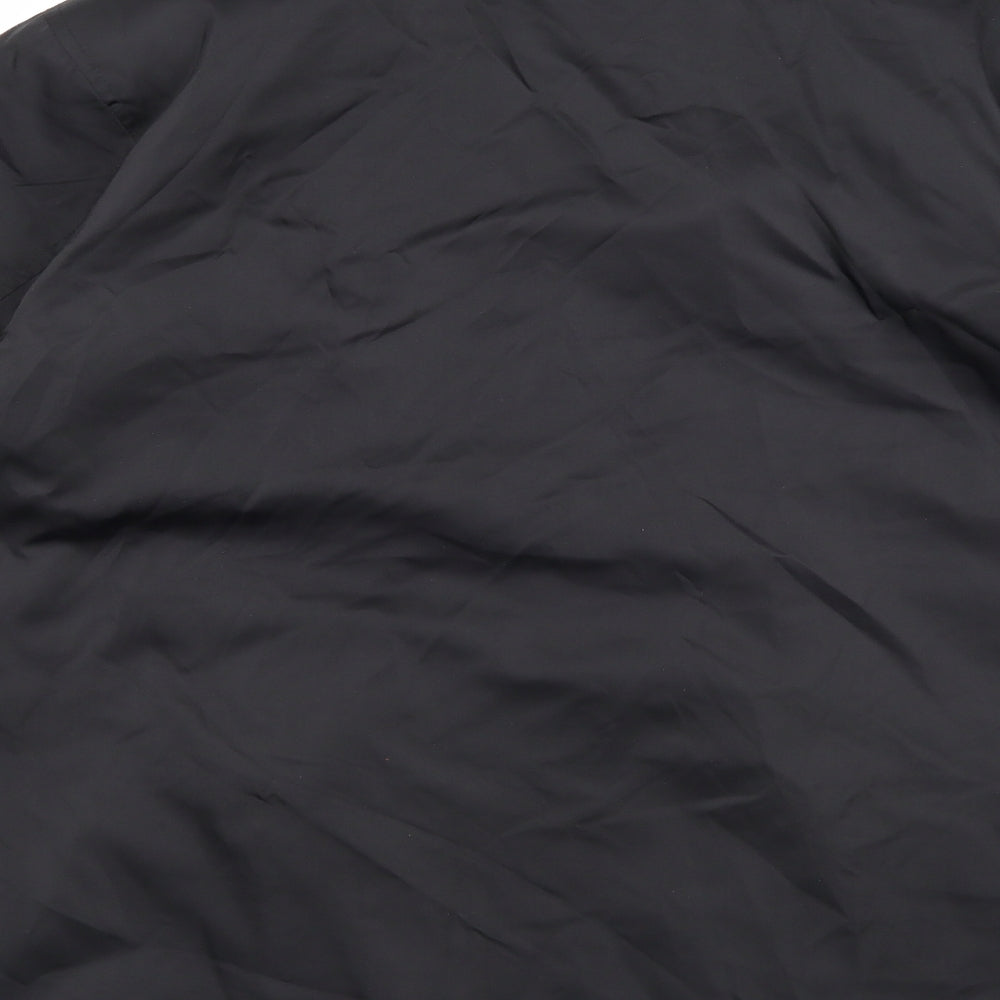 Preworn Womens Black Overcoat Coat Size 10