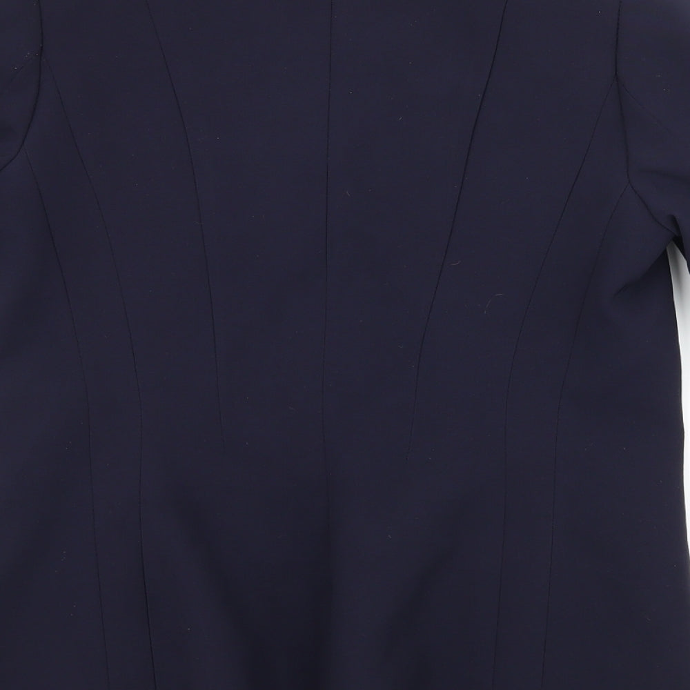 H&M Womens Blue Jacket Blazer Size 8