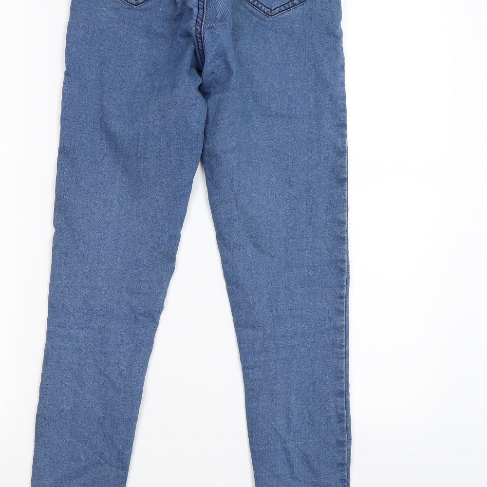 Miss Selfridge Womens Blue Denim Jegging Leggings Size 8 L29 in