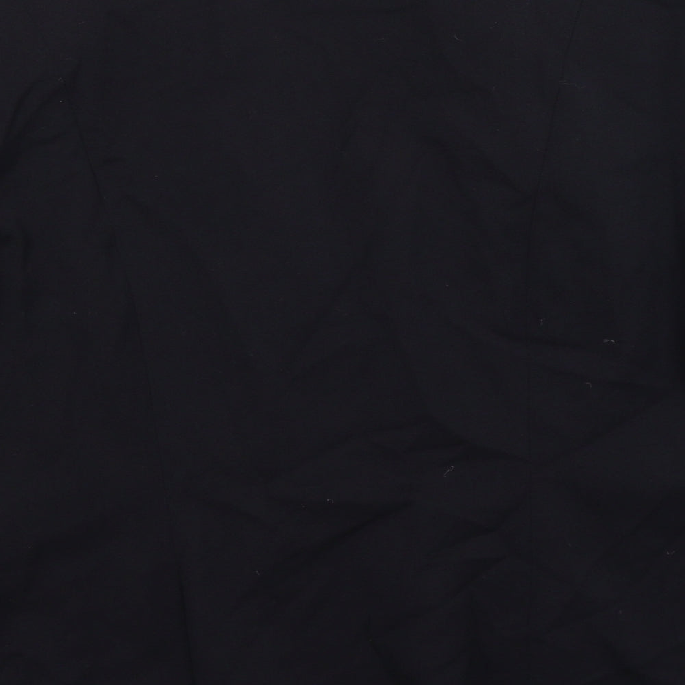 SHE Womens Black Flecked Jacket Blazer Size 10