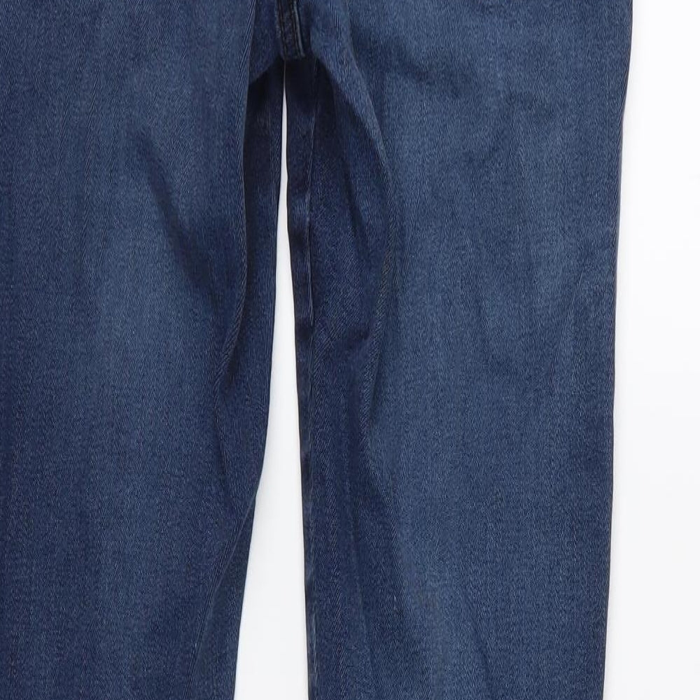 Topshop Womens Blue Denim Skinny Jeans Size 25 in L30 in