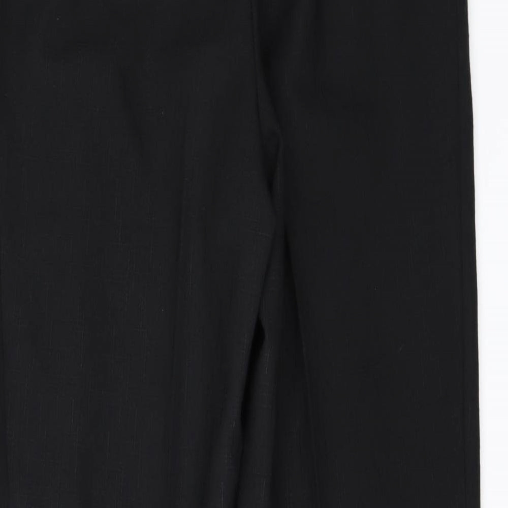 Preworn Womens Black Trousers Size 32 in L27 in