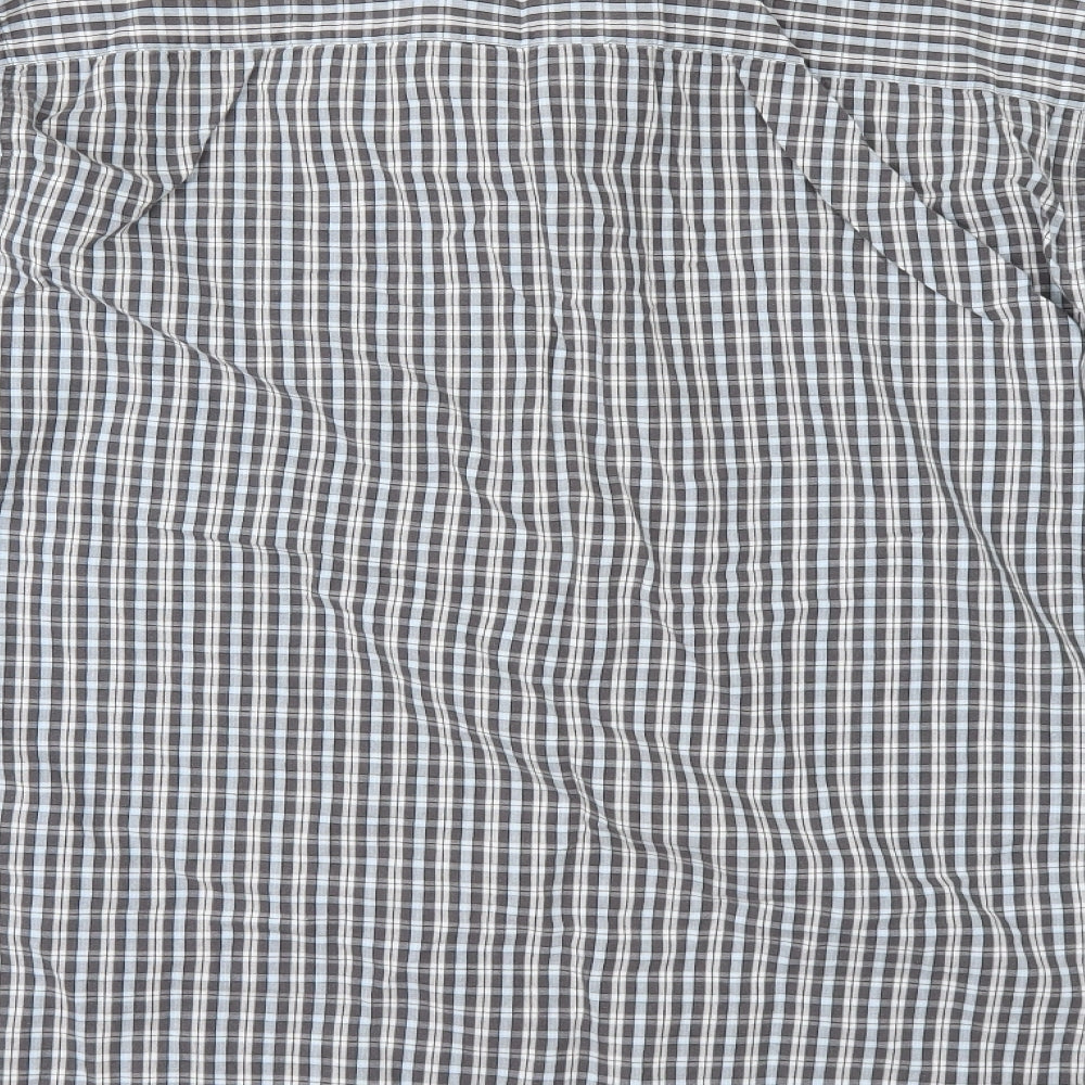 Easy Mens Multicoloured Check Button-Up Size XL