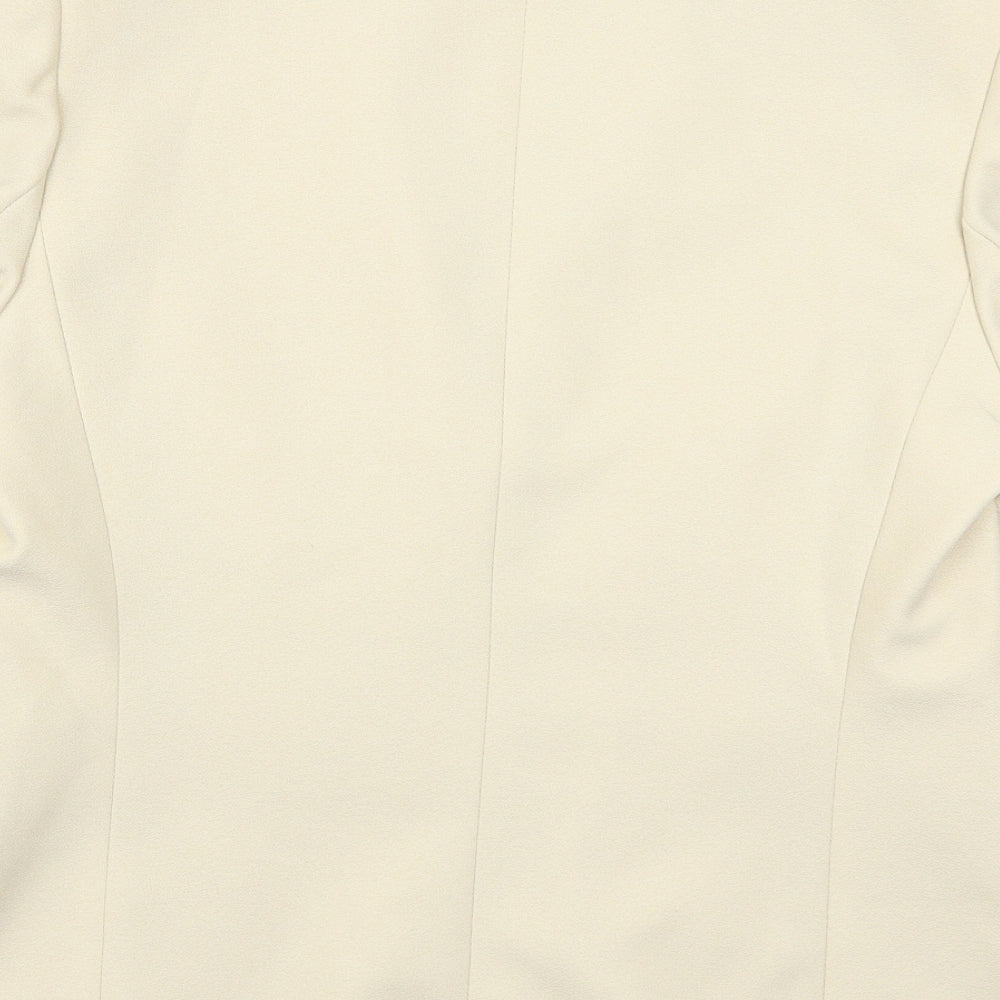 St Michael Womens Beige Jacket Suit Jacket Size 16
