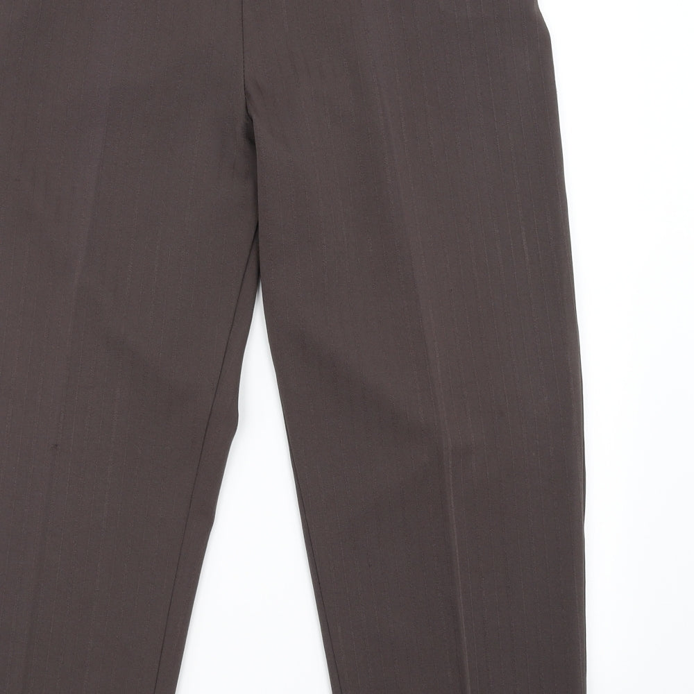 Preworn Womens Brown Trousers Size 22 in L25 in