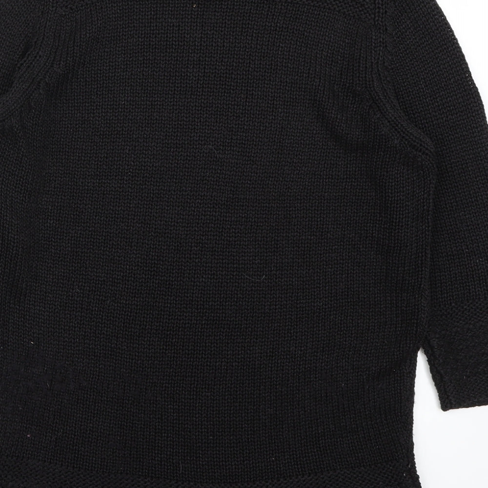 Marks and Spencer Womens Black Pullover Jumper Size M