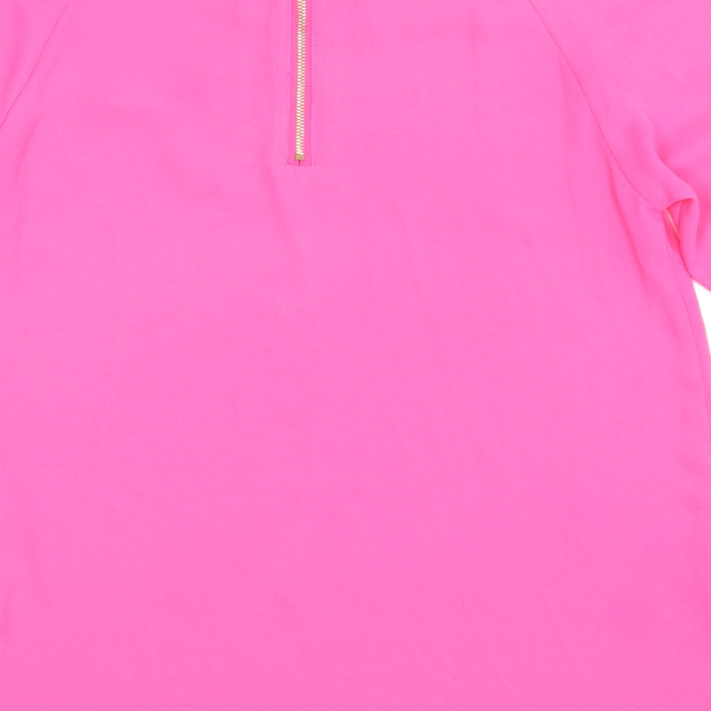Atmosphere Womens Pink Basic Blouse Size 8