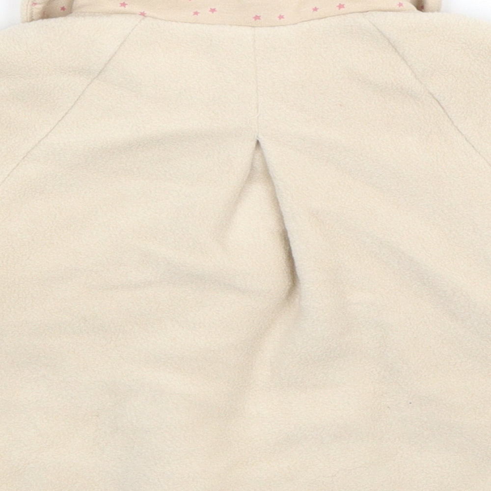 NEXT Baby Beige Fleece Jacket Size 3-6 Months