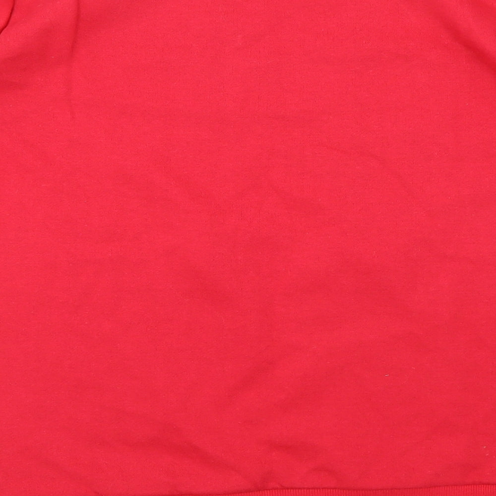 F&F Womens Red Pullover Sweatshirt Size 10