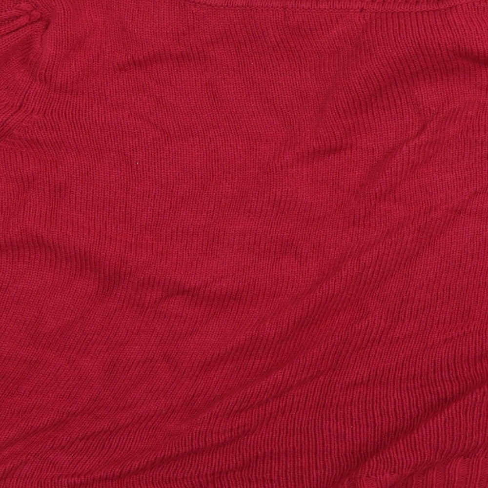 Bon Marché Womens Pink Pullover Jumper Size 14