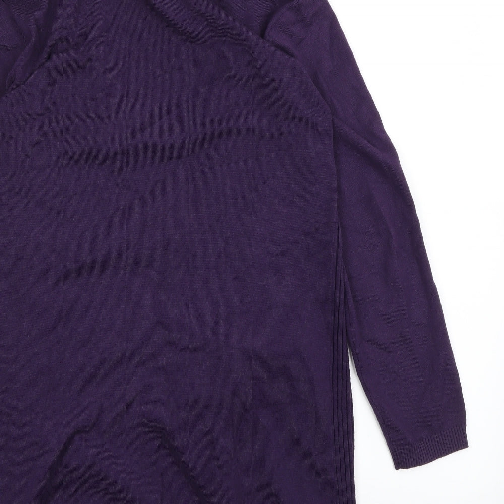 Mimosa Womens Purple Knit Cardigan Jumper Size 12
