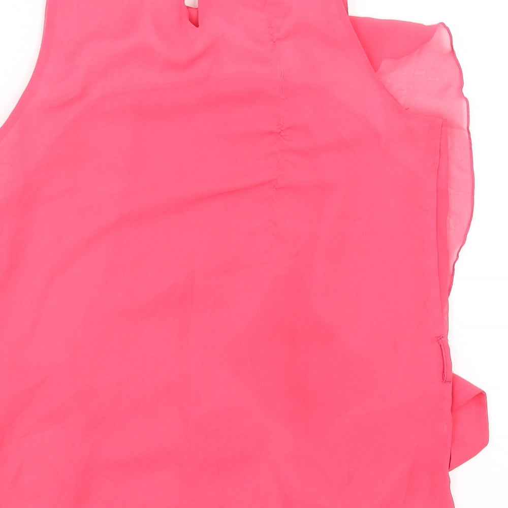 Atmosphere Womens Pink Basic Blouse Size 14