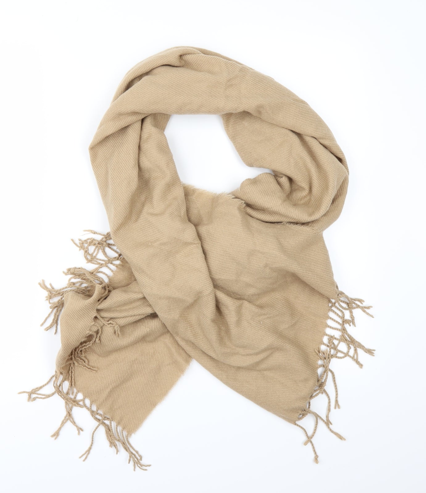 Preworn Womens Beige Scarf