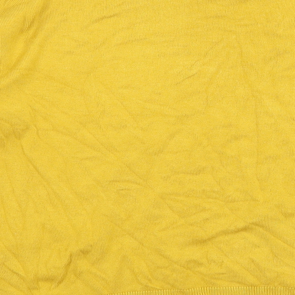 F&F Womens Yellow Pullover Jumper Size 12