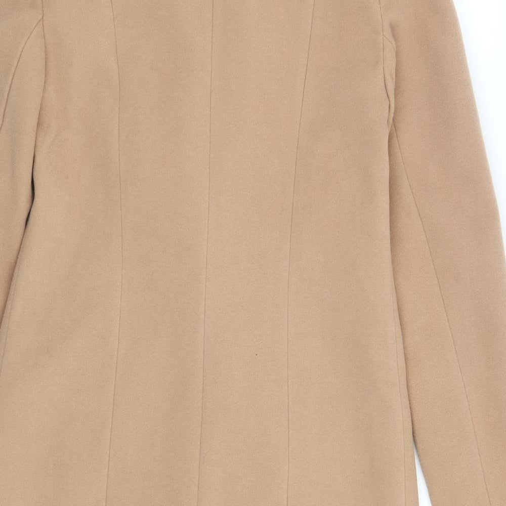 Select Womens Brown Overcoat Cape Size 6