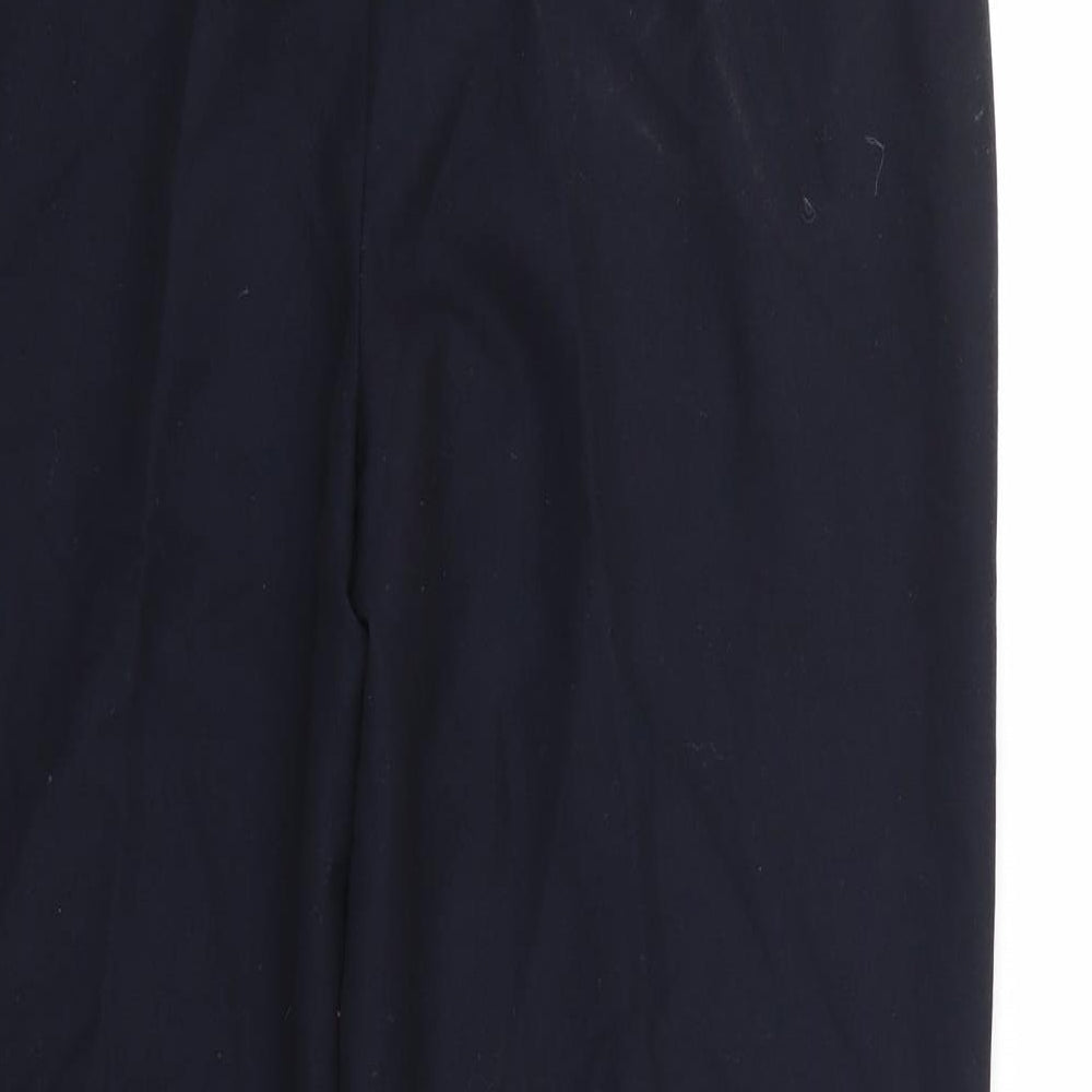 Preworn Womens Blue Trousers Size 12 L28 in