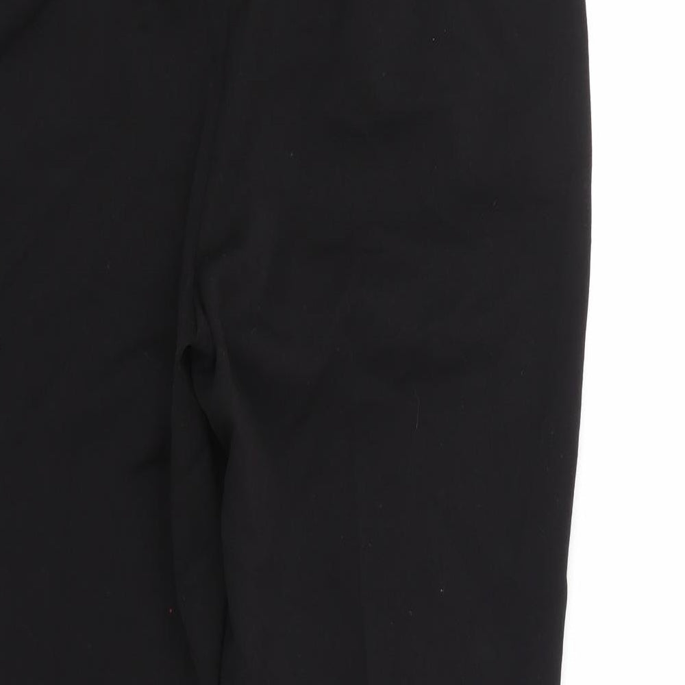 Marks and Spencer Womens Black Trousers Size 12 L26 in