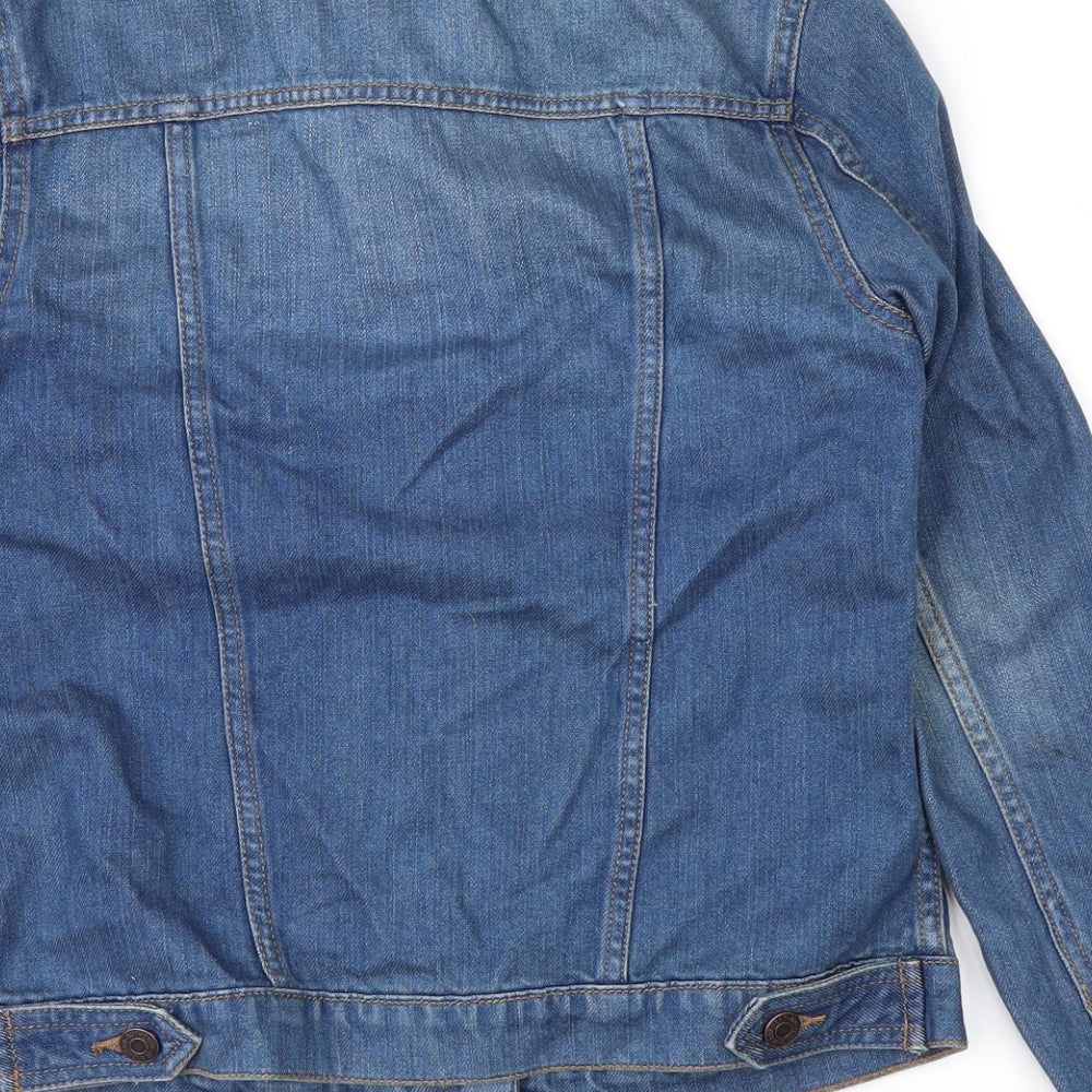 F&F Womens Blue Denim Jacket Size 6