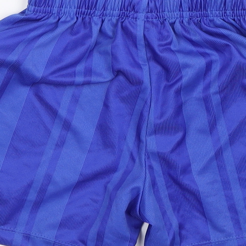 sondig Boys Blue Striped Sweat Shorts Size 3-4 Years