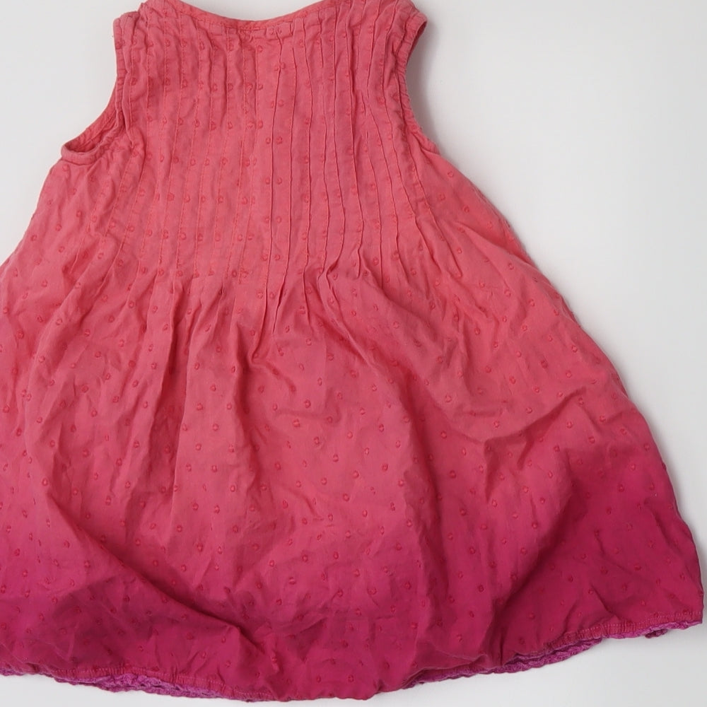 Marks and Spencer Girls Pink A-Line Size 12-18 Months