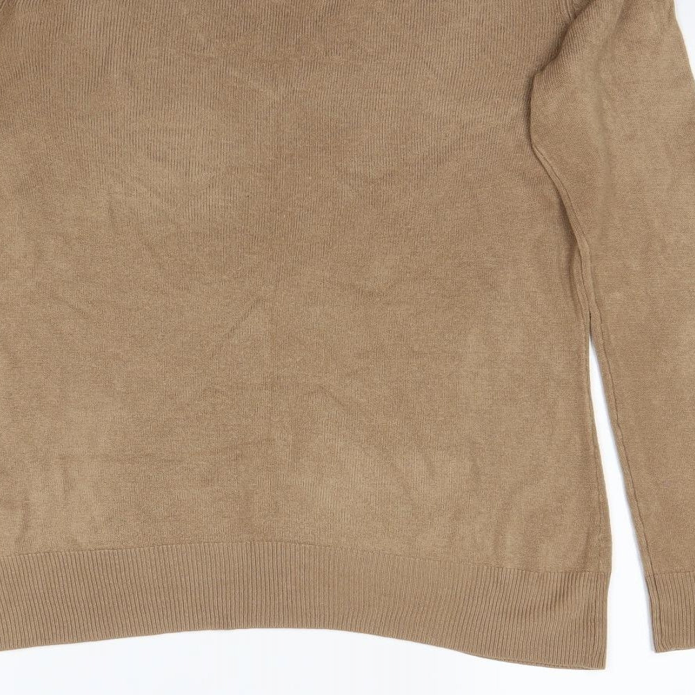 Sainsburys Womens Beige Pullover Jumper Size 12