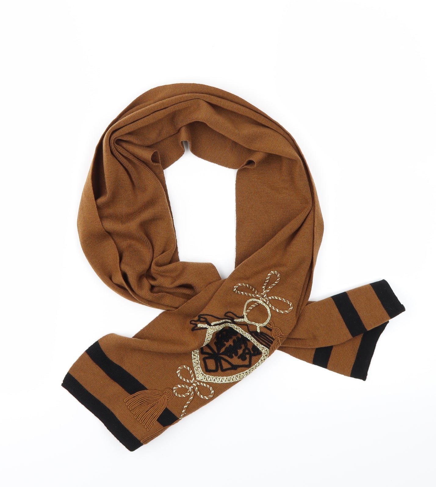 Preworn Womens Brown Scarf