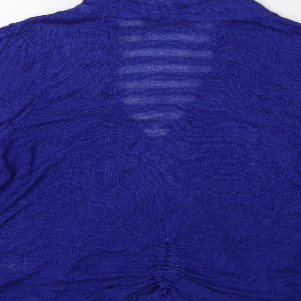 Marks and Spencer Womens Blue Cardigan Jumper Size 12