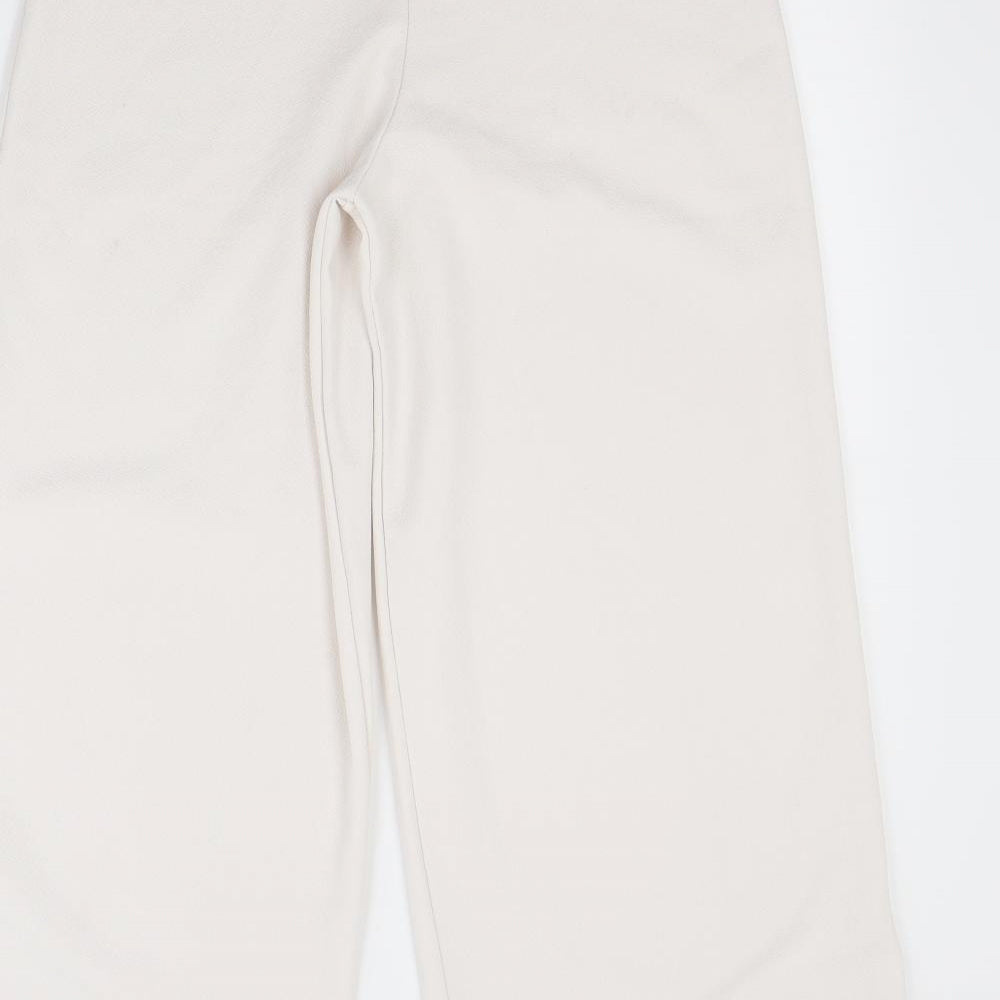 Pretty Little Thing Womens White Trousers Size 8 L24 in