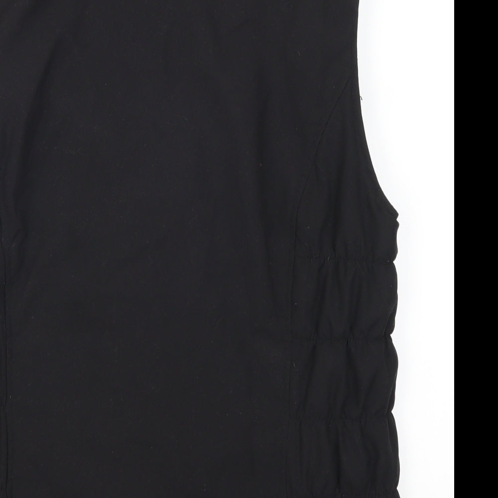 Caldene Womens Black Gilet Coat Size L