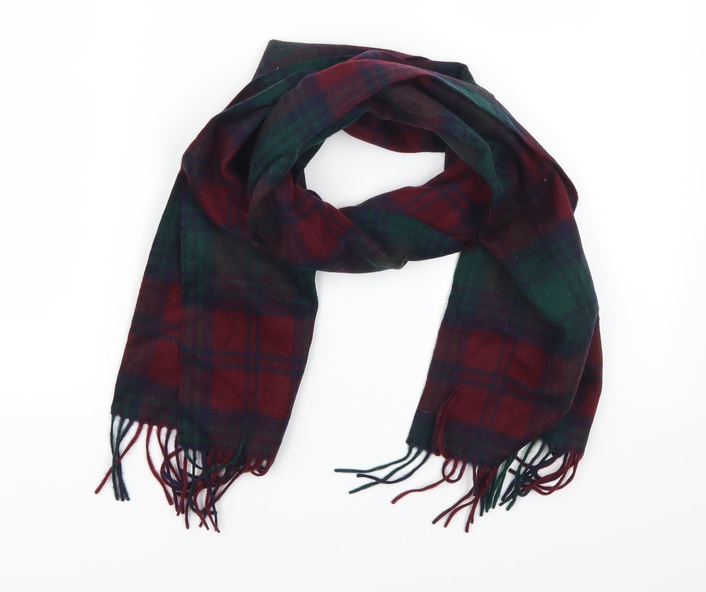 Tie Rack Mens Red Camouflage Rectangle Scarf Scarf One Size