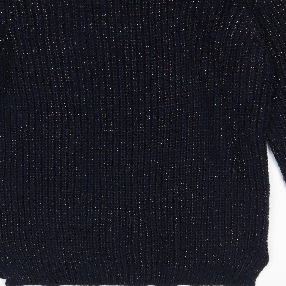Papaya Womens Blue Pullover Jumper Size M